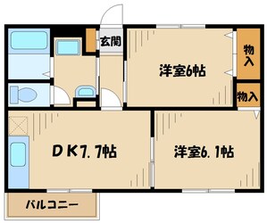 レジデンスミーテの物件間取画像